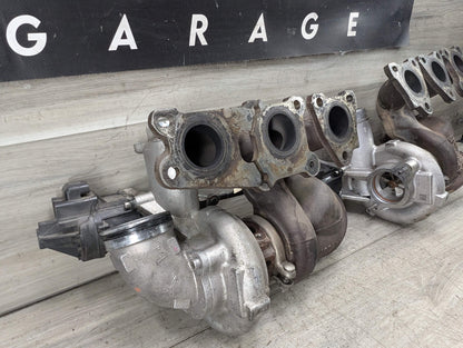 OEM BMW F80 F82 F83 F87 M2 M3 M4 S55 Engine Turbos Turbocharger EWG SET 91K