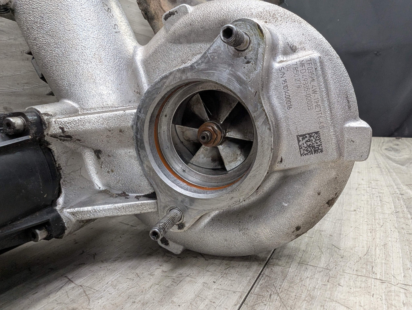 OEM BMW F80 F82 F83 F87 M2 M3 M4 S55 Engine Turbos Turbocharger EWG SET 91K