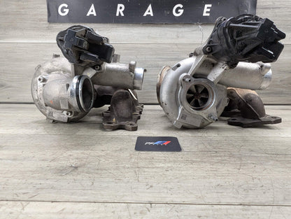 OEM BMW F80 F82 F83 F87 M2 M3 M4 S55 Engine Turbos Turbocharger EWG SET 91K