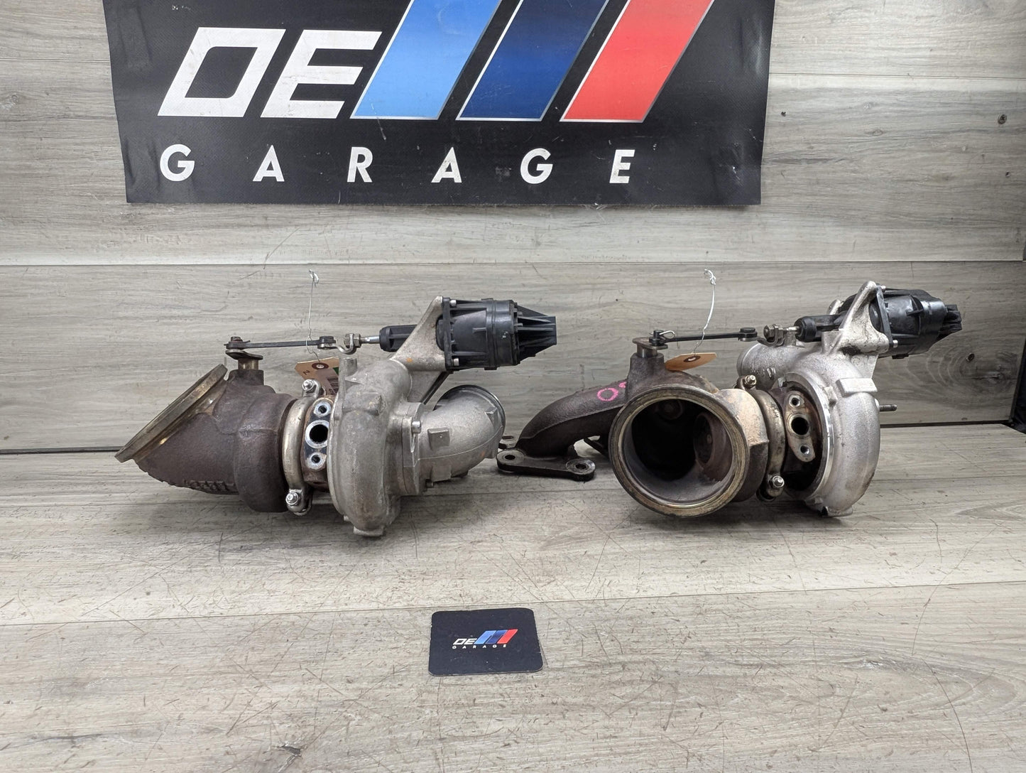 OEM BMW F80 F82 F83 F87 M2 M3 M4 S55 Engine Turbos Turbocharger EWG SET 91K