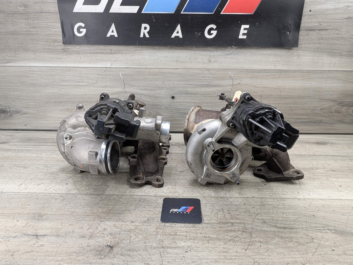 OEM BMW F80 F82 F83 F87 M2 M3 M4 S55 Engine Turbos Turbocharger EWG SET 91K