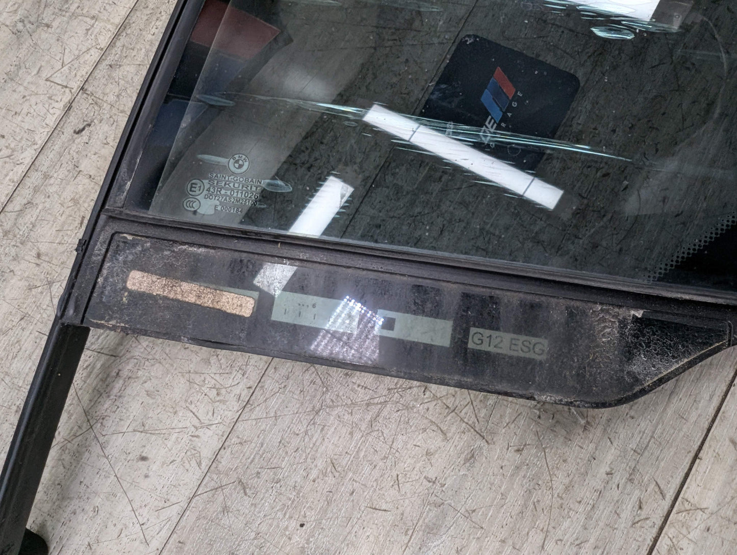 16-22 OEM BMW G12 740 750 M760 B7 Rear Left Driver Door Quarter Fixed Glass