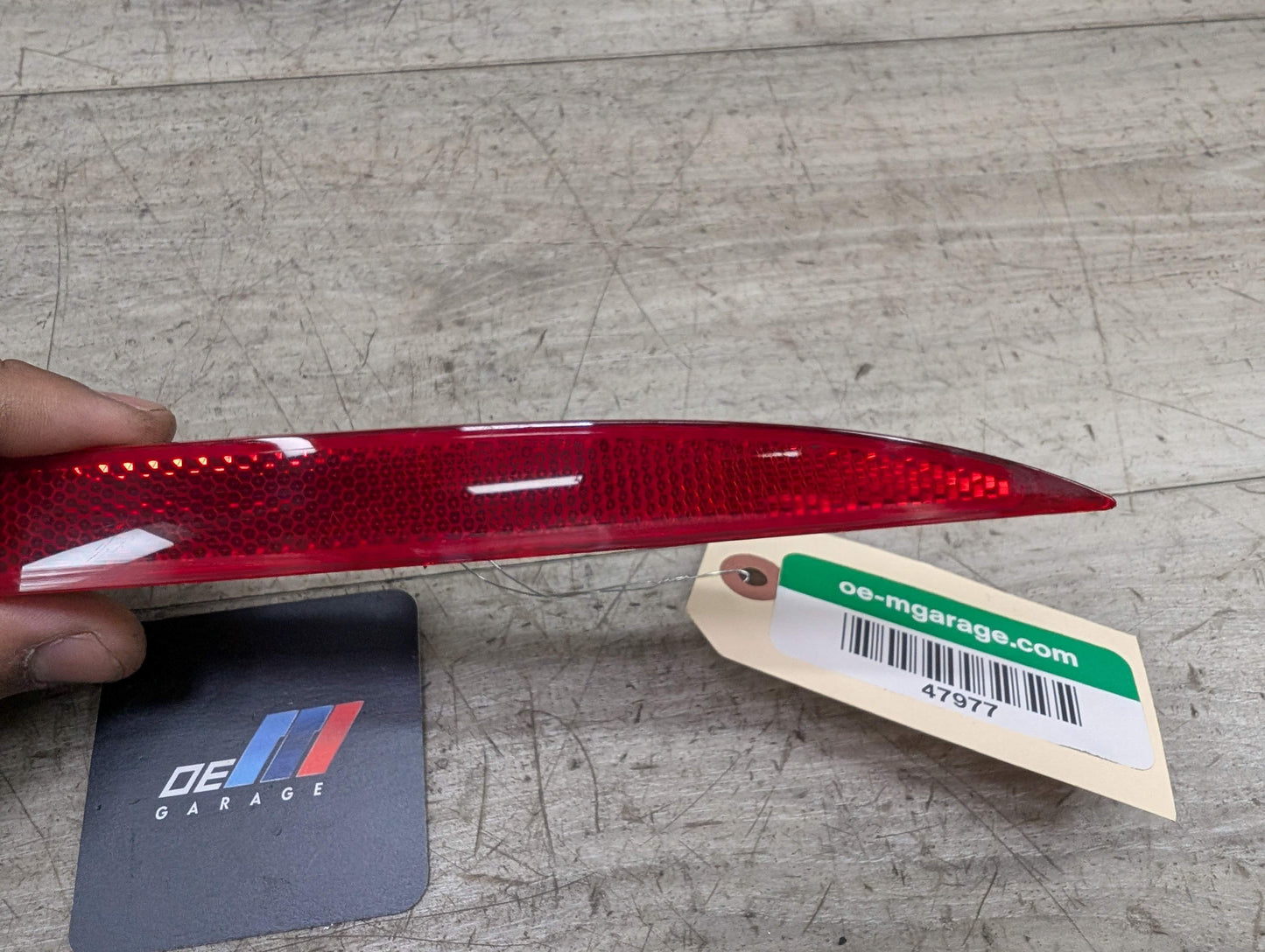 16-19 OEM BMW G11 G12 Rear Bumper Left Driver Side Marker Light Reflector