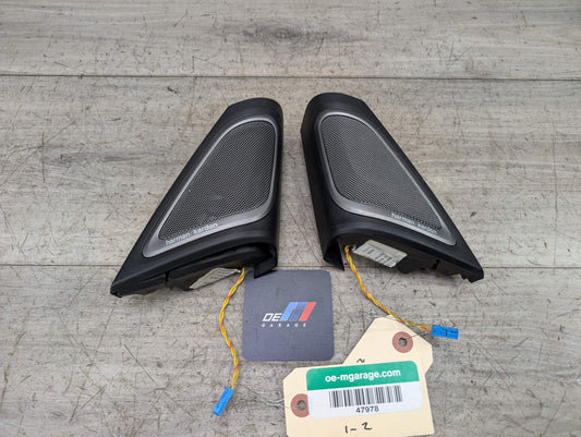 OEM BMW G11 G12 740 750 M760 B7 HARMAN Audio Sound Door Speaker Tweeters PAIR