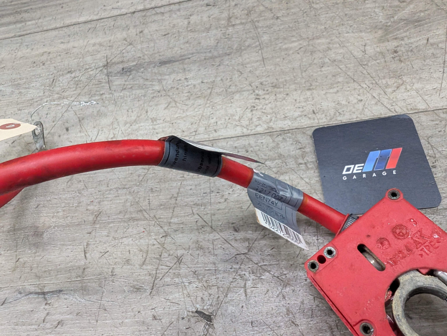 OEM BMW E82 E88 E90 E92 328 335 M3 Battery Plus Pole Terminal Positive Red Cable