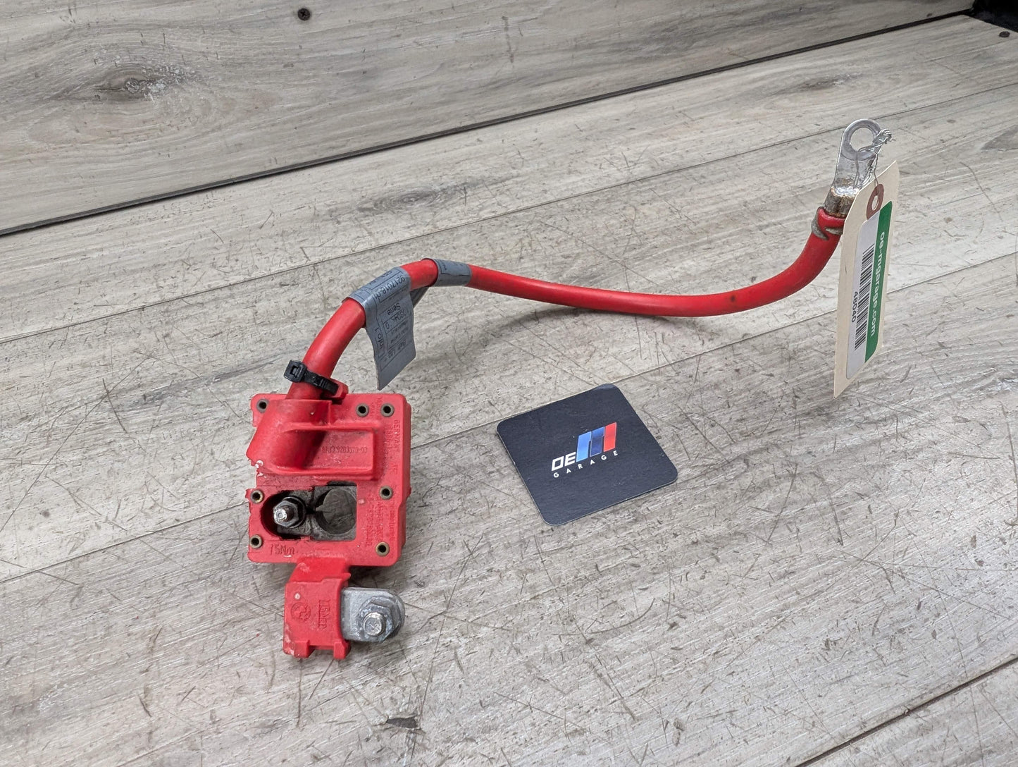 OEM BMW E82 E88 E90 E92 328 335 M3 Battery Plus Pole Terminal Positive Red Cable