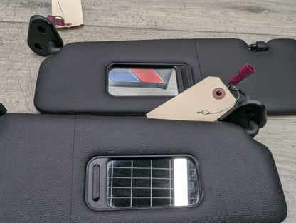 OEM BMW E88 E93 128 135 328 335 M3 CONVERTIBLE Left Right Sun Visor Black SET