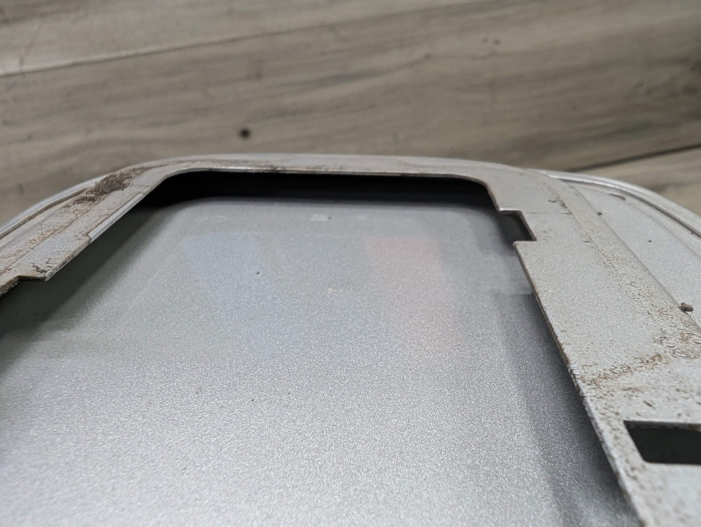 *08-13 OEM BMW E82 E88 135 Coupe Rear Fuel Gas Tank Flap Lid Cover Cap Silver