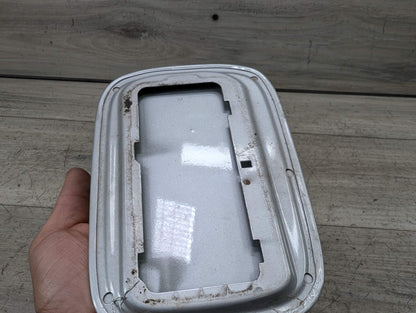 *08-13 OEM BMW E82 E88 135 Coupe Rear Fuel Gas Tank Flap Lid Cover Cap Silver