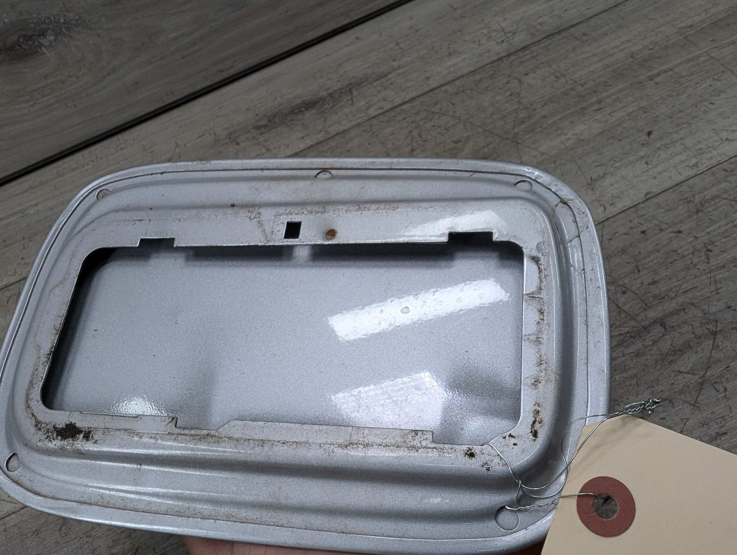 *08-13 OEM BMW E82 E88 135 Coupe Rear Fuel Gas Tank Flap Lid Cover Cap Silver