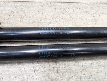 08-13 OEM BMW E88 128 135 Rear Left Right Trunk Lid Spring Shocks PAIR