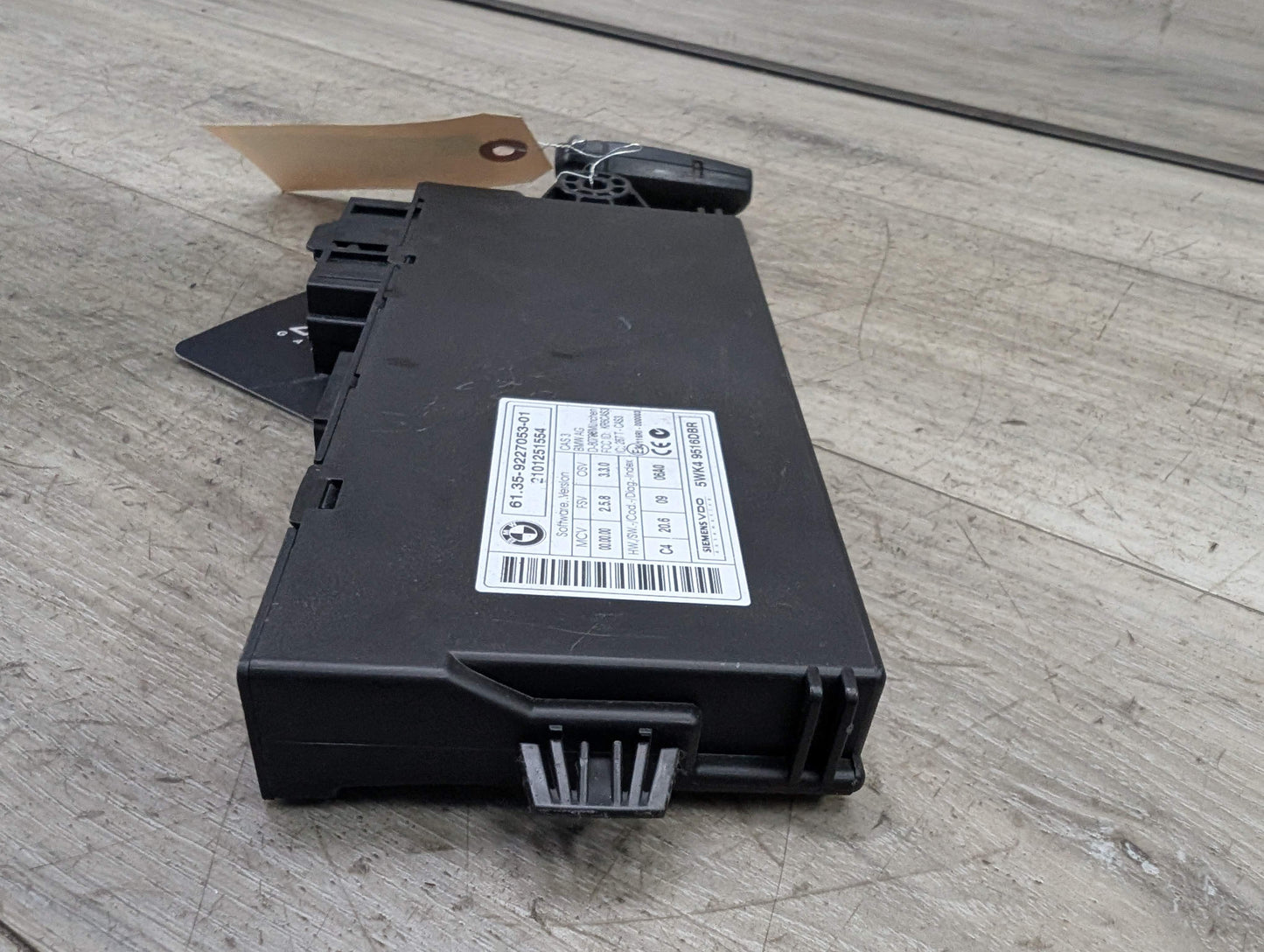 07-13 OEM BMW E82 E88 E90 E92 E93 Comfort Access Control CAS 3 Module w/ Key