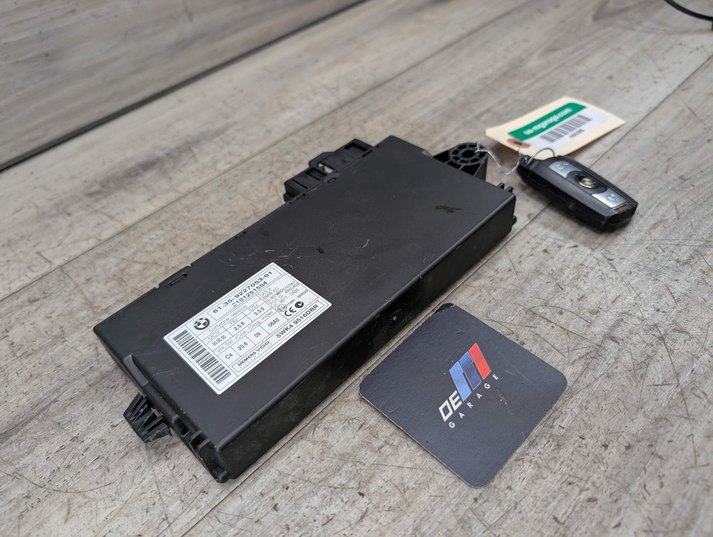 07-13 OEM BMW E82 E88 E90 E92 E93 Comfort Access Control CAS 3 Module w/ Key