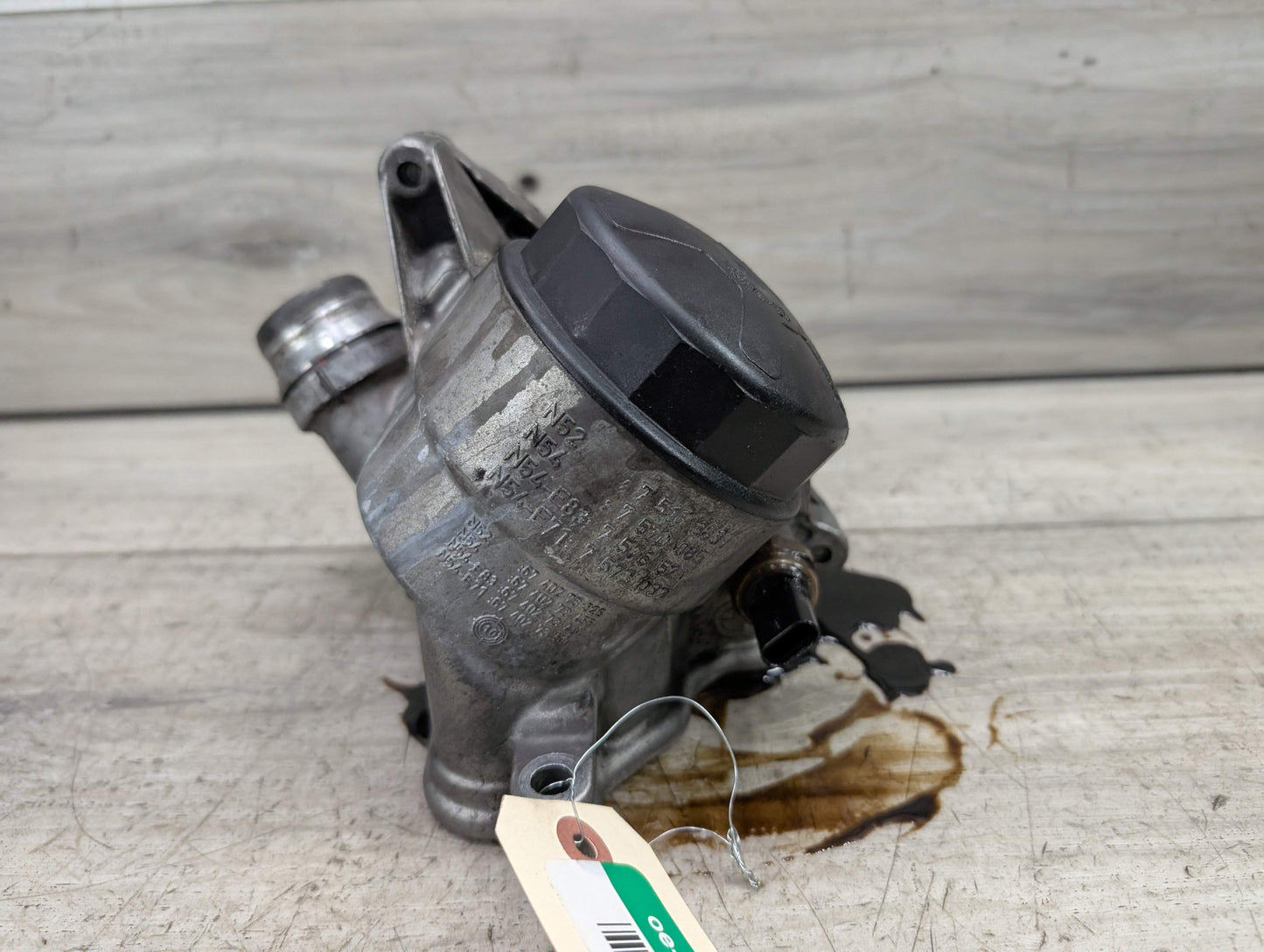 07-13 OEM BMW E82 E90 E92 135 335 N54 N55 Engine Oil Filter Housing COOLER