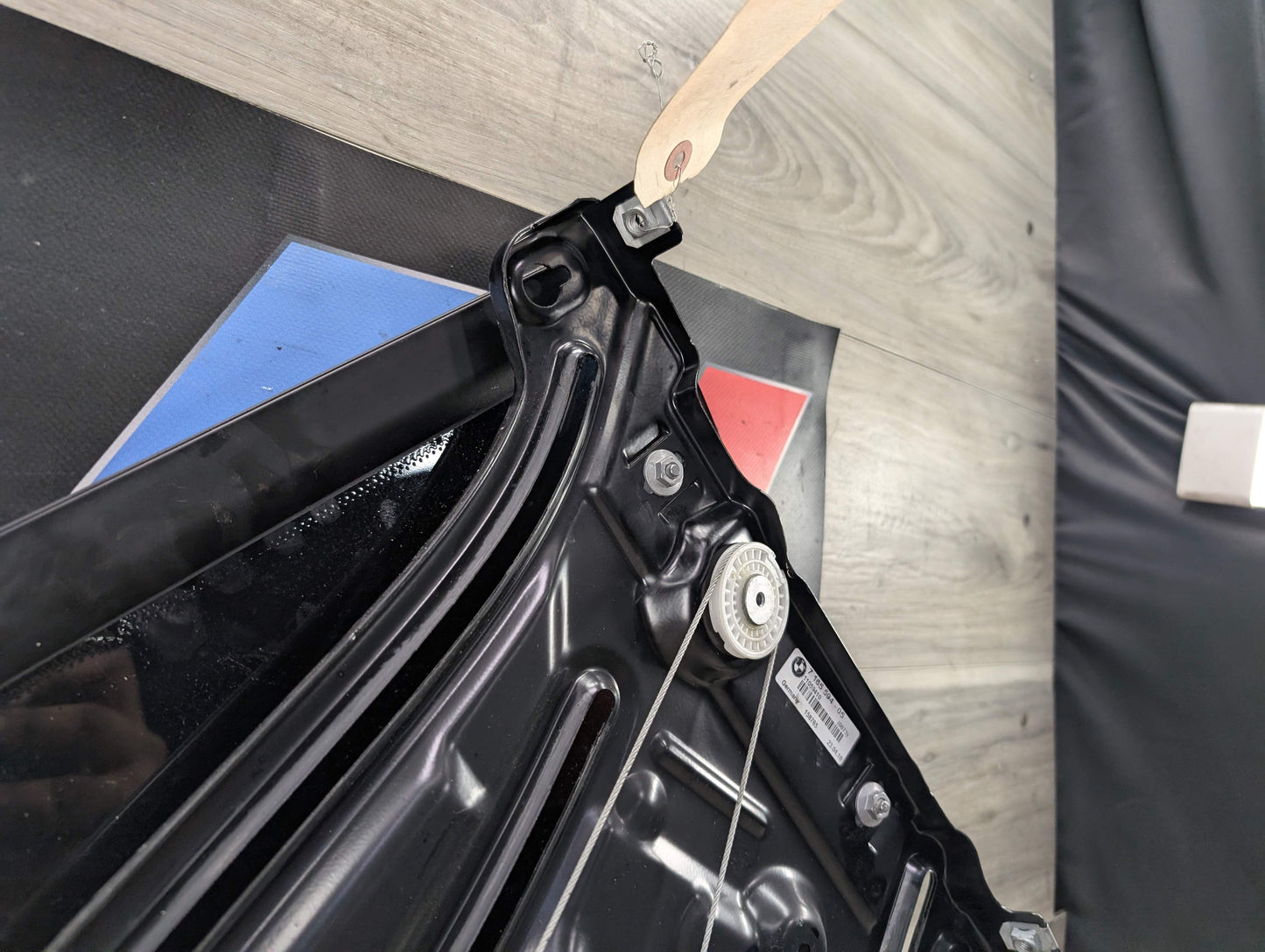 OEM BMW E88 128 135 Convertible Rear Right Passenger Window Regulator Motor