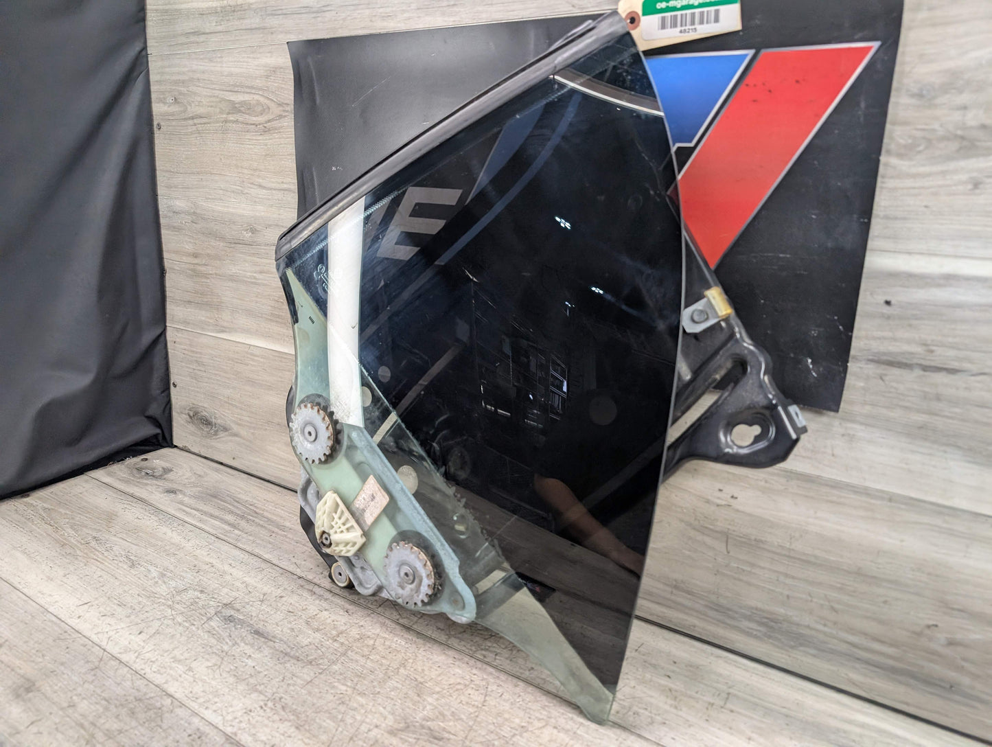 OEM BMW E88 128 135 Convertible Rear Left Driver Window Regulator Motor w/ Glass