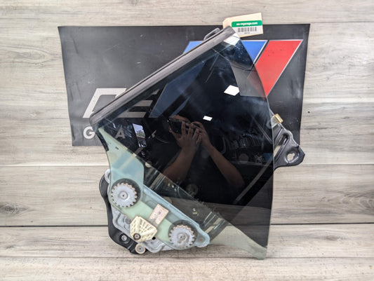 OEM BMW E88 128 135 Convertible Rear Left Driver Window Regulator Motor w/ Glass