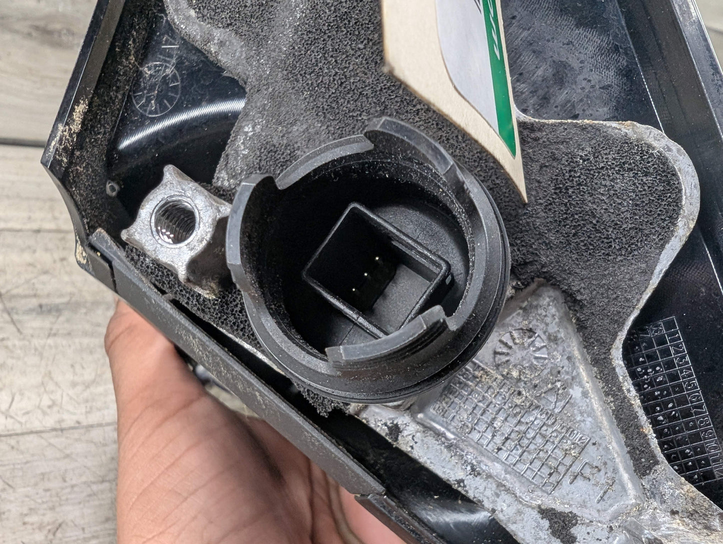 10-13 OEM BMW E2 E88 Front Left Driver Side Heated Mirror Assembly Silver 354