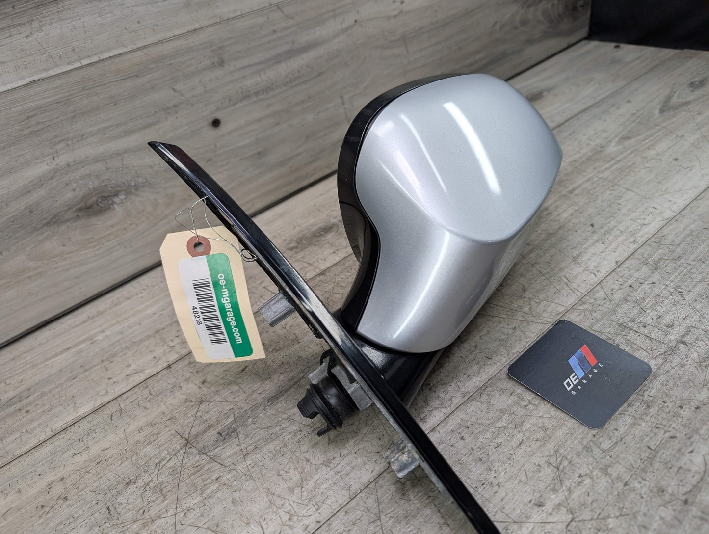 10-13 OEM BMW E2 E88 Front Left Driver Side Heated Mirror Assembly Silver 354