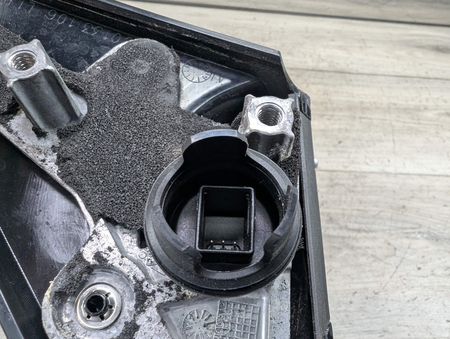 10-13 OEM BMW E2 E88 Front Right Passenger Side Heated Mirror Assembly Silver