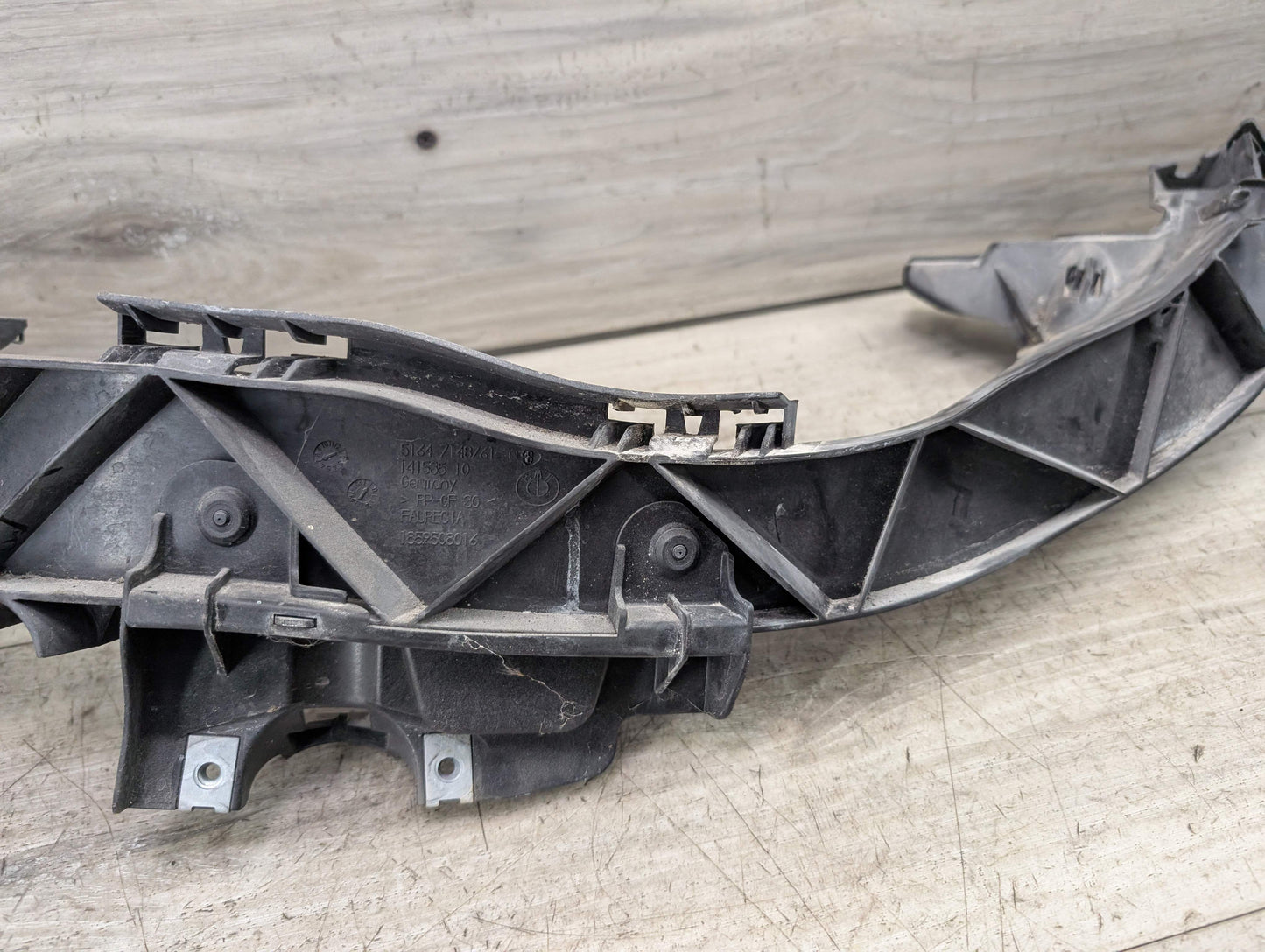 08-13 BMW E82 E88 128 135 Left Driver Headlight Arm Bracket Support Mount