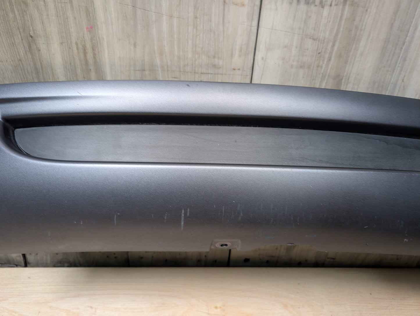 *08-13 OEM BMW E82 E88 Rear M SPORT Bumper Lower Insert Single Exhaust Diffuser