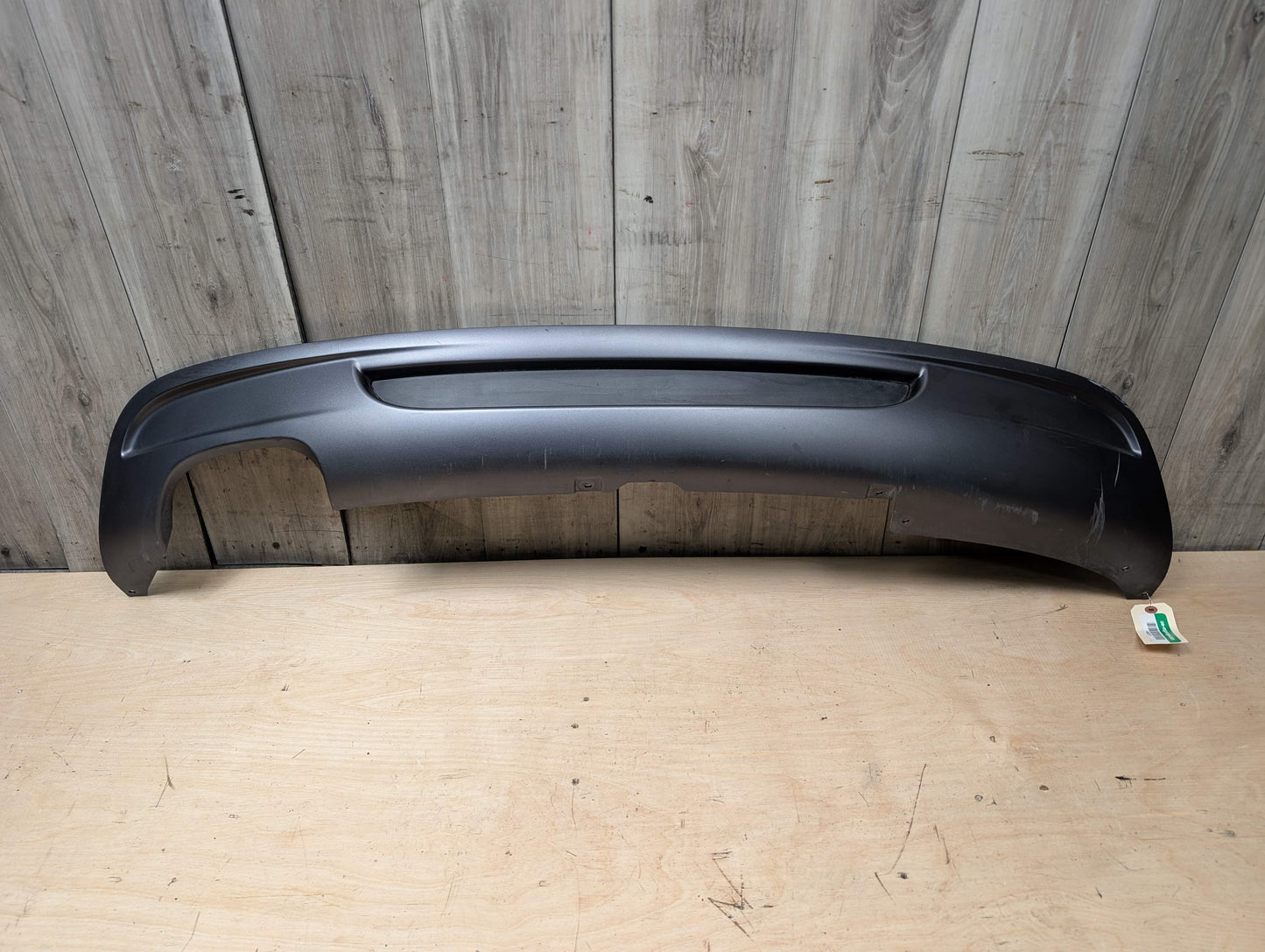 *08-13 OEM BMW E82 E88 Rear M SPORT Bumper Lower Insert Single Exhaust Diffuser