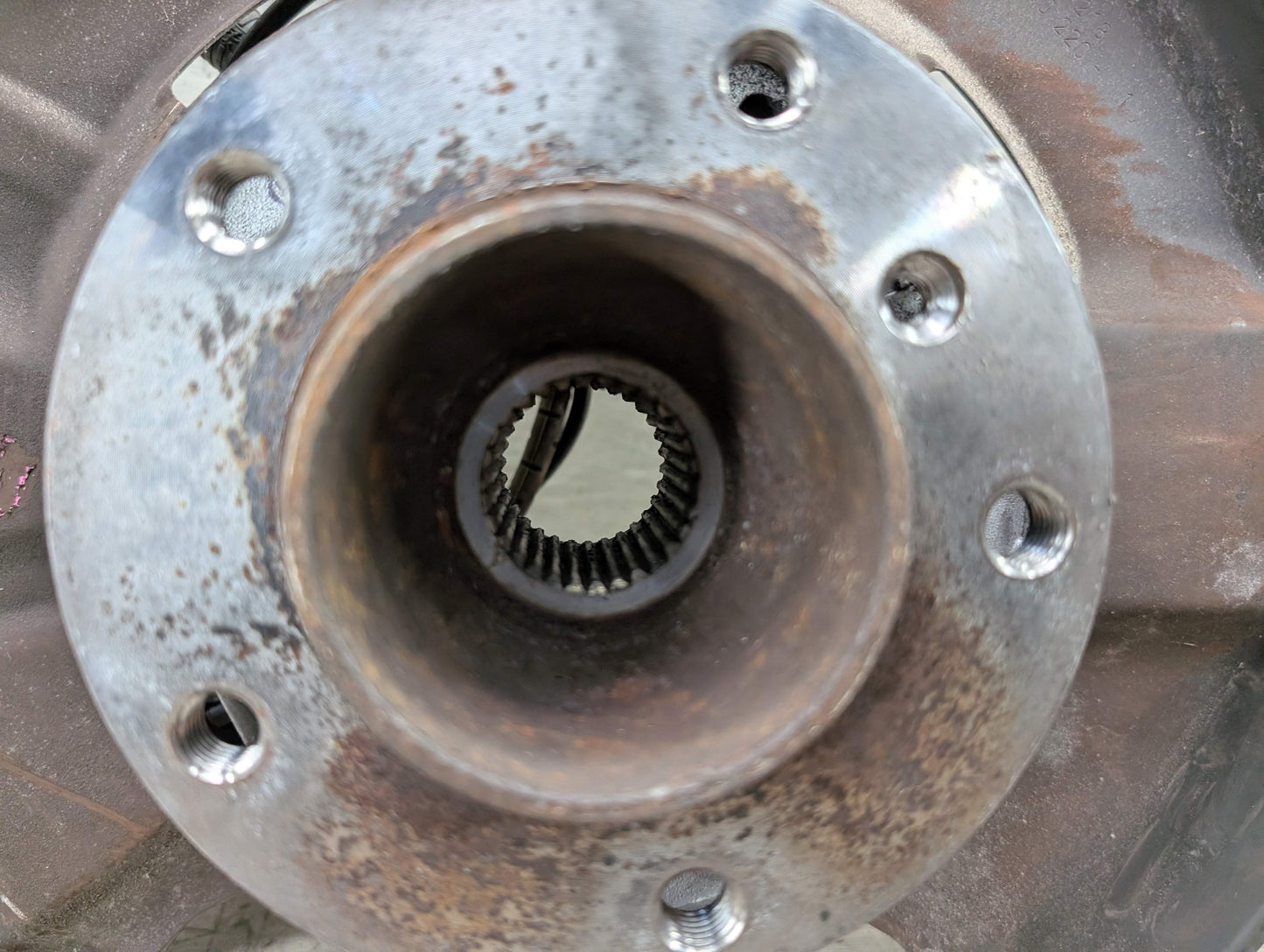 OEM BMW E82 E90 E92 E93 REAR Right Passenger Wheel Hub Spindle Bearing Knuckle