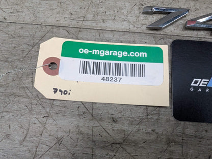 15-22 OEM BMW G11 G12 740i Rear Trunk Lid 740i Badge Emblem
