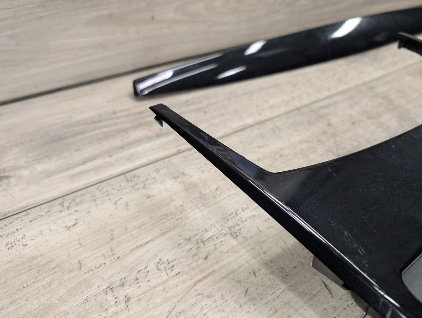 *08-13 OEM BMW E88 135 Interior Dash Center Console Doors Trim Gloss Black SET