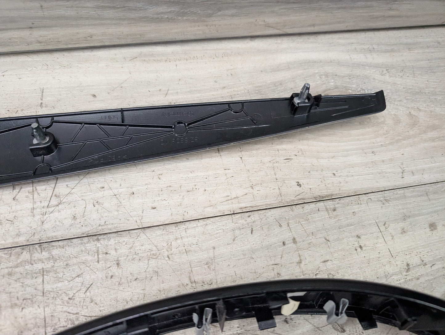 *08-13 OEM BMW E88 135 Interior Dash Center Console Doors Trim Gloss Black SET