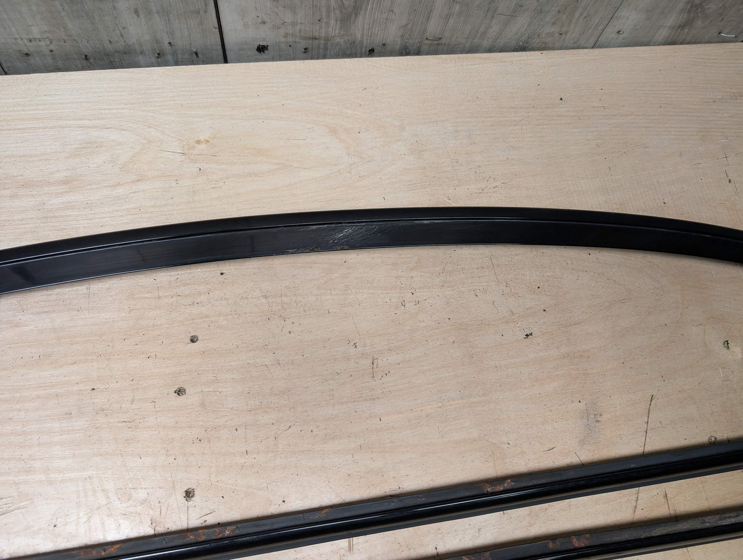 OEM BMW E88 135 Front Rear Door Exterior Trim Molding High Gloss Black SET of 7