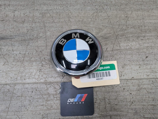 11-17 OEM BMW F25 X3 Rear Liftgate Trunk Lid Round Emblem Genuine