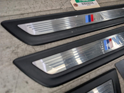 OEM BMW F25 F26 X3 X4 M SPORT Front Rear Left Right Door Sill Cover Trims SET