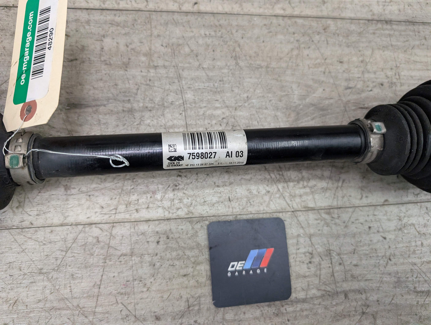 11-17 OEM BMW F25 X3 28iX AWD Front Left Driver Output Shaft CV Axle