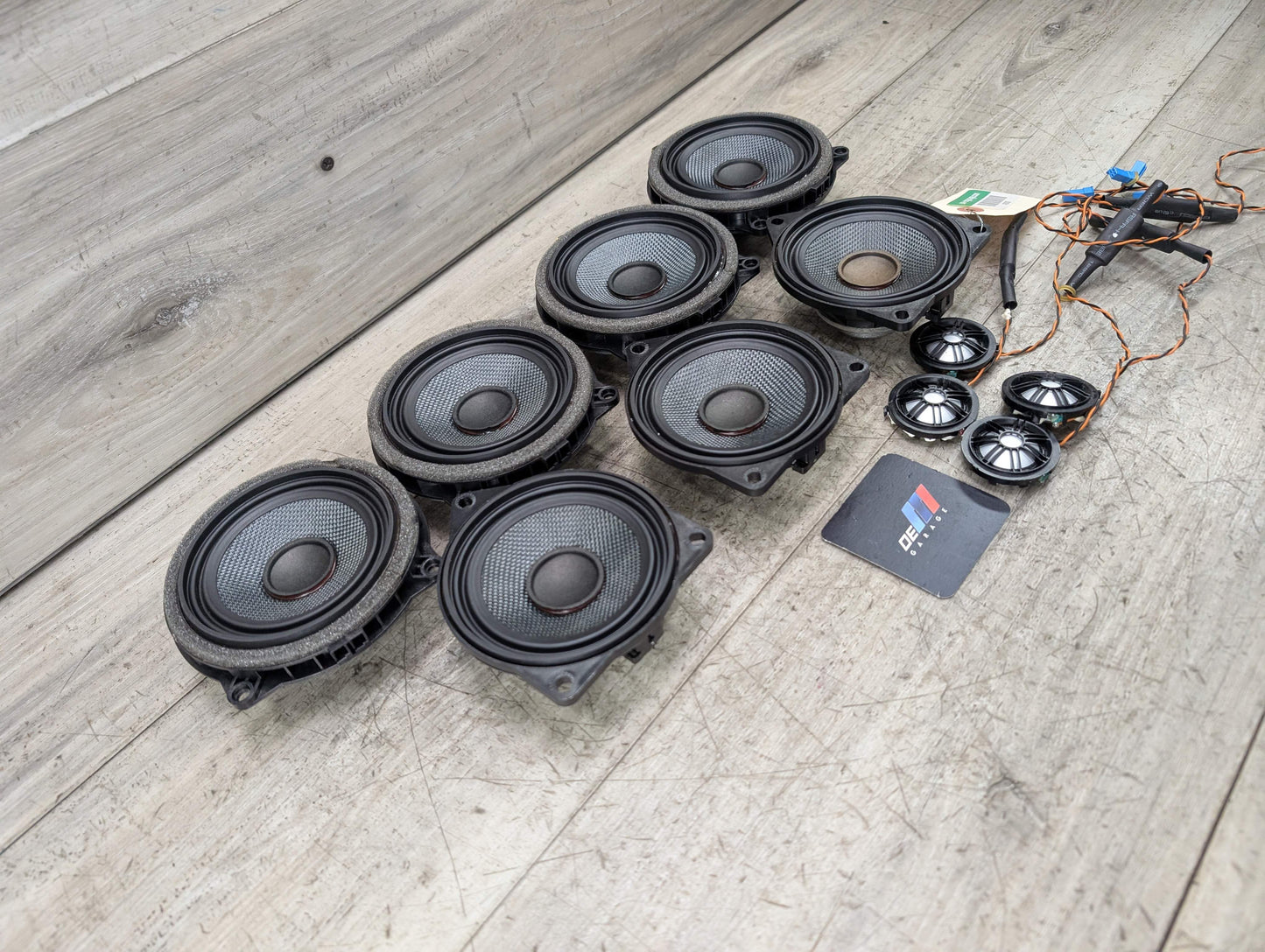 11-17 OEM BMW F25 X3 Stereo Audio Speakers Tweeters Subwoofers Top HiFi SET