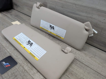 OEM BMW F30 F32 F36 F80 F82 M3 M4 Left Right Interior Sun Visor PAIR Oyster