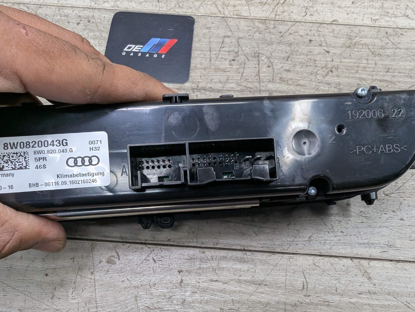 17-25 OEM AUDI A4 A5 Q5 S4 S5 SQ5 Dash Climate Temperature Control Panel Unit