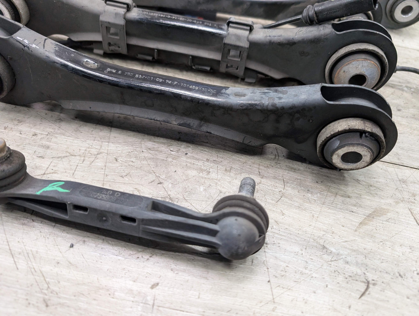 OEM BMW F22 F23 F30 F32 F33 F36 Rear Left Driver Upper Lower Control Arm SET