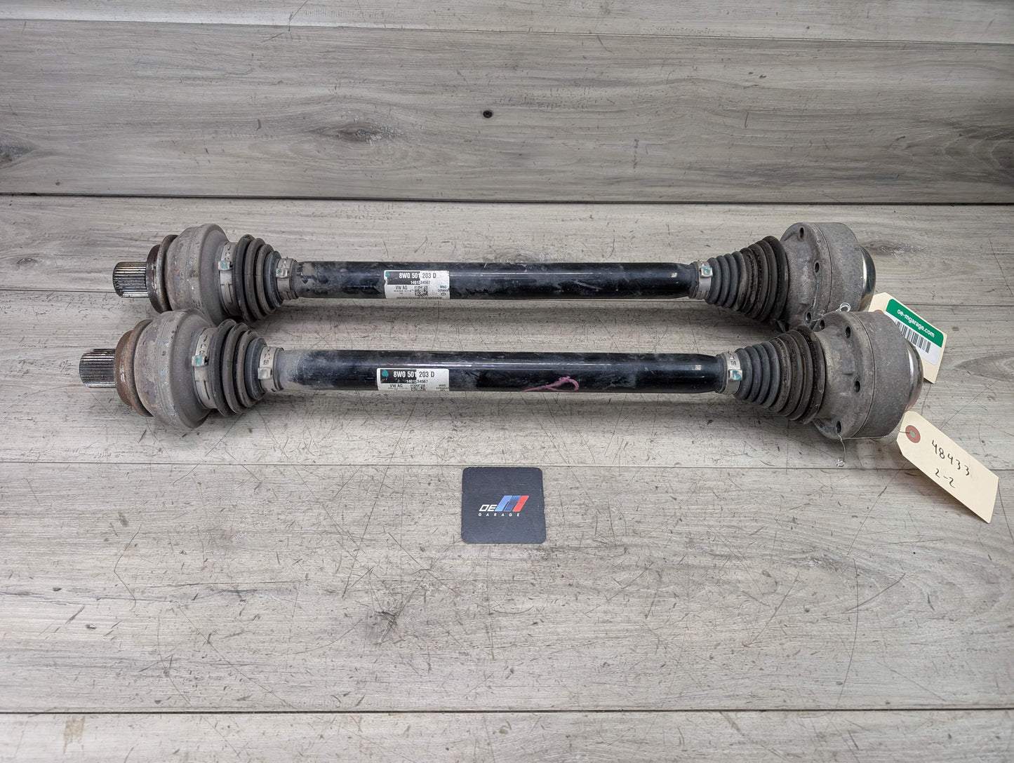OEM AUDI A4 A5 Quattro Rear Left Right Driver Passenger Half Shaft CV Axle PAIR