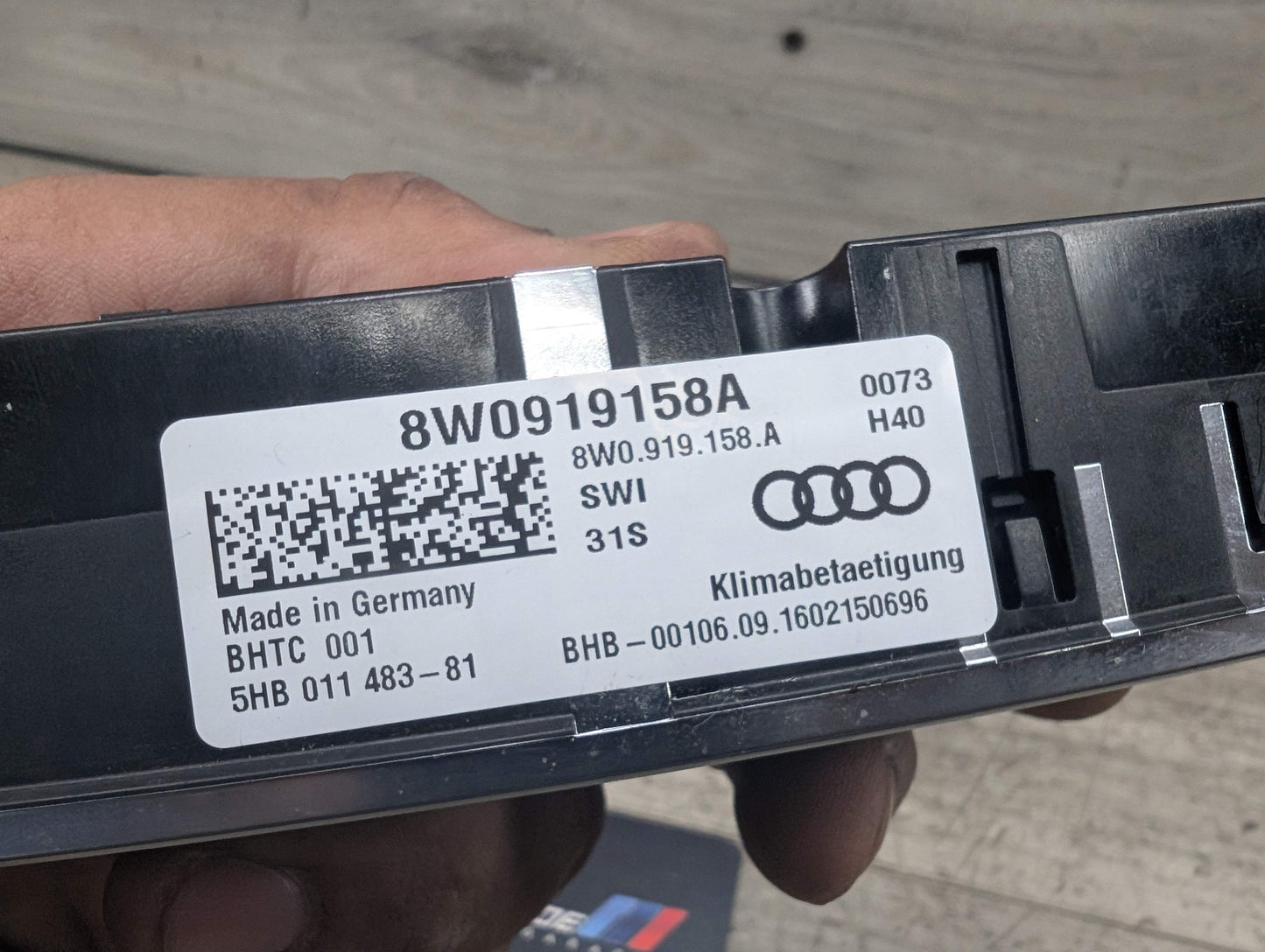 OEM AUDI A4 A5 Q5 Q7 RS5 S5 SQ5 Rear AC Air Climate Heater Control Switch Module