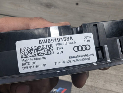 OEM AUDI A4 A5 Q5 Q7 RS5 S5 SQ5 Rear AC Air Climate Heater Control Switch Module