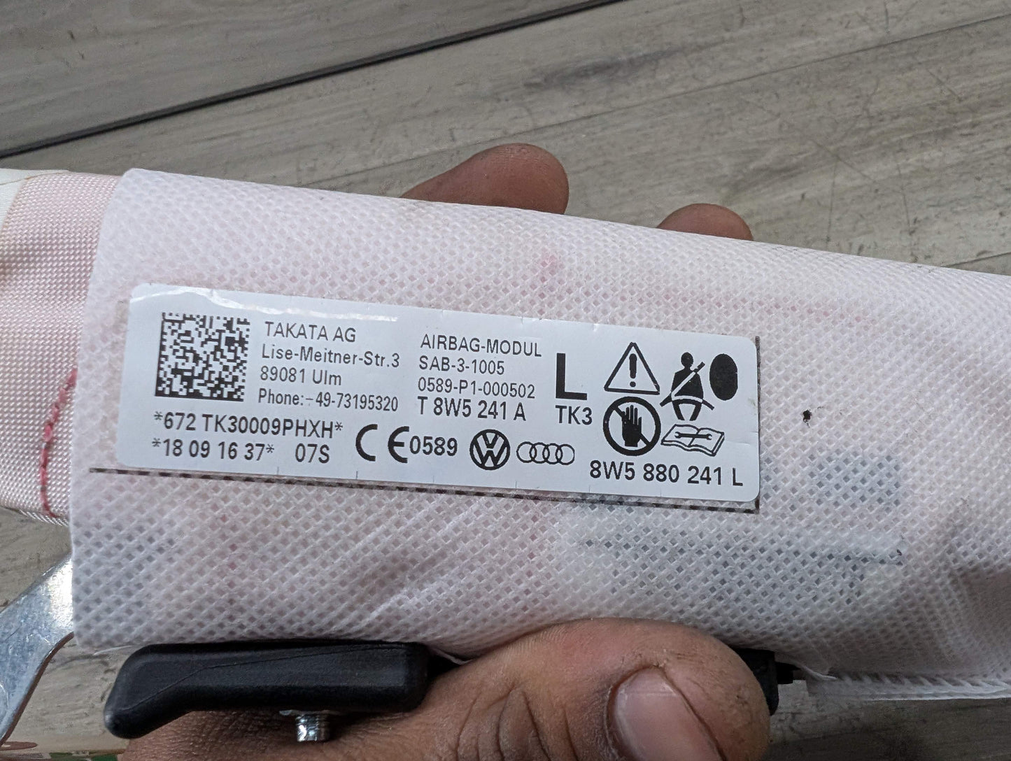 17-23 OEM AUDI A4 A5 RS5 S5 Front Left Driver Side Impact Airbag Air Bag