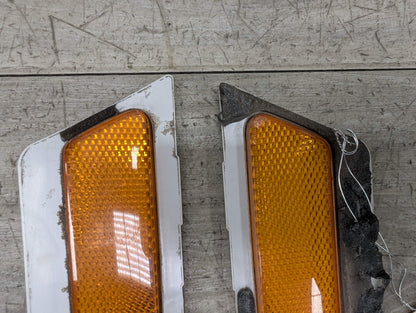 17-19 OEM AUDI A4 S4 S7 Front Left Right Side Marker Light Reflectors SET