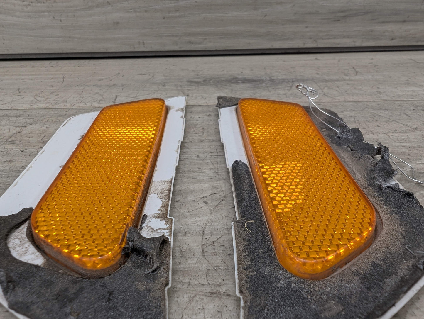 17-19 OEM AUDI A4 S4 S7 Front Left Right Side Marker Light Reflectors SET