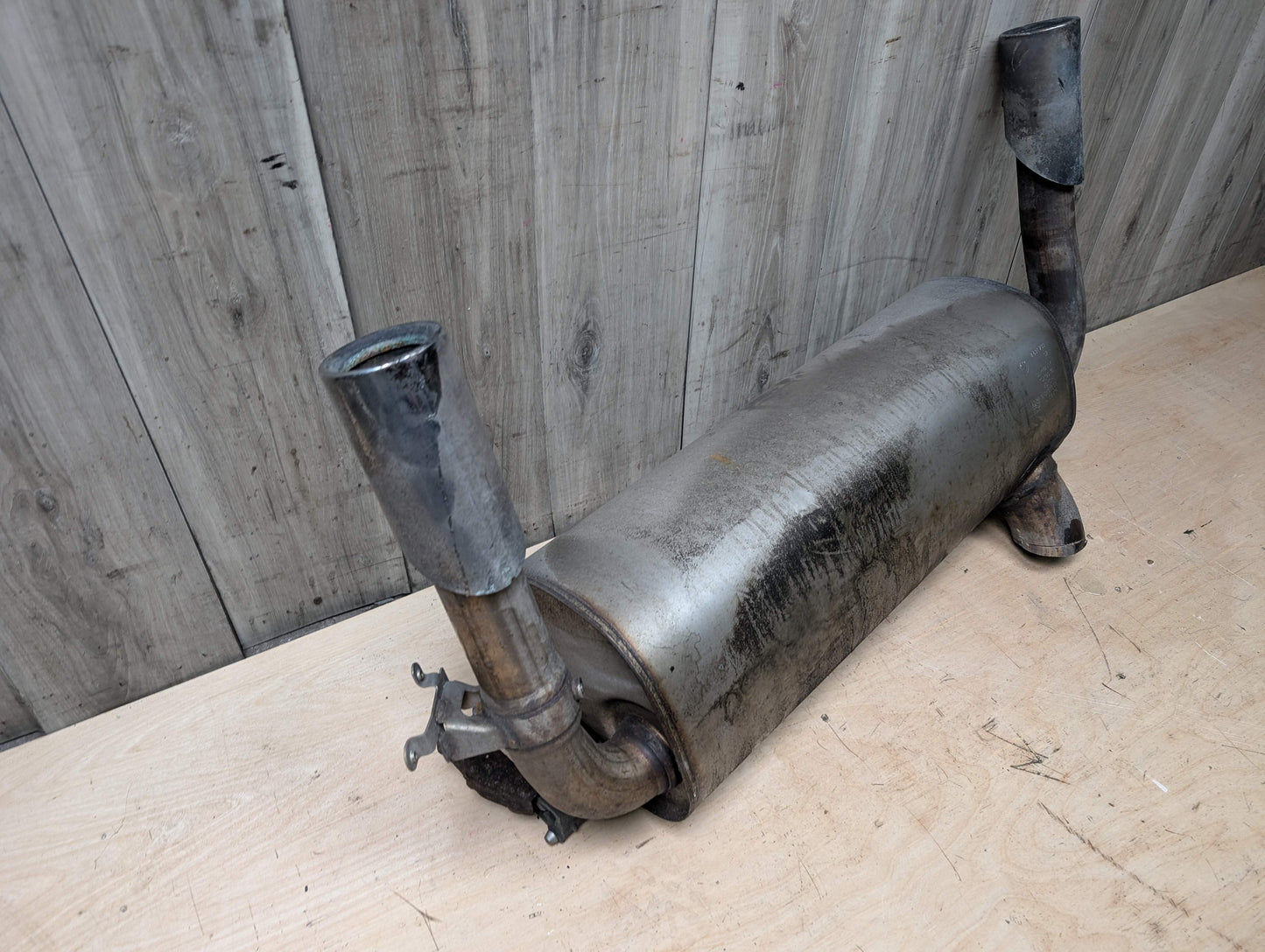 17-19 OEM BMW F34 GT 340X Engine B58 Dual Exhaust Pipe Muffler