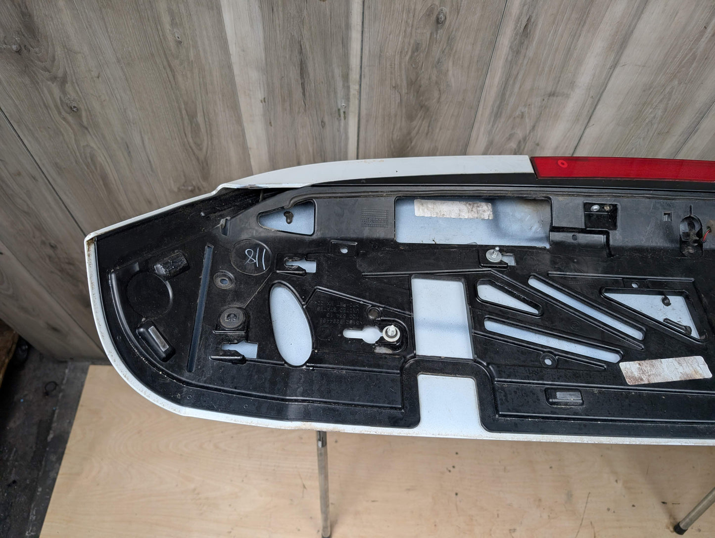 14-18 OEM BMW F15 X5 Rear Door Liftgate Spoiler Wing Molding Brake Light Panel