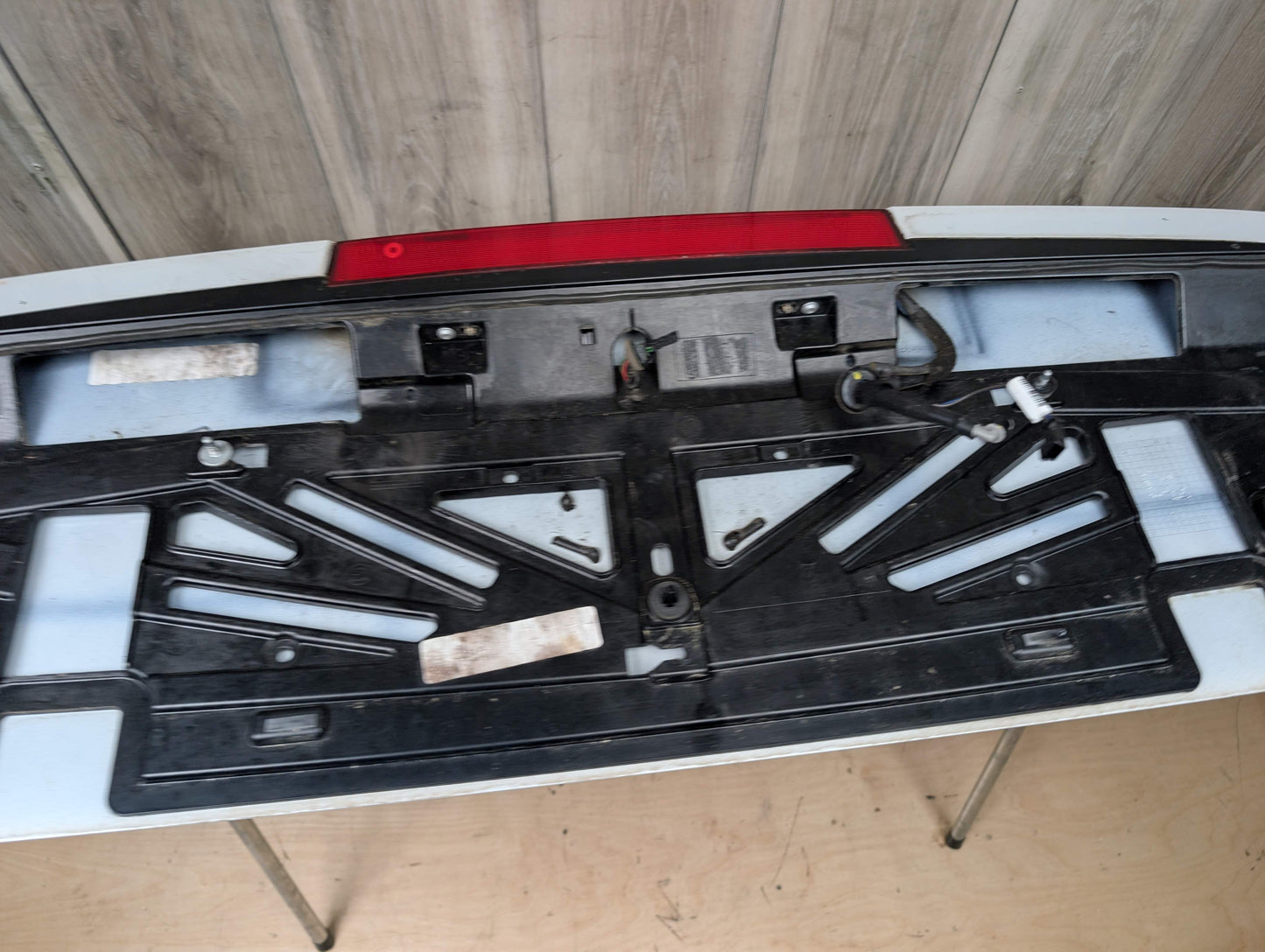 14-18 OEM BMW F15 X5 Rear Door Liftgate Spoiler Wing Molding Brake Light Panel