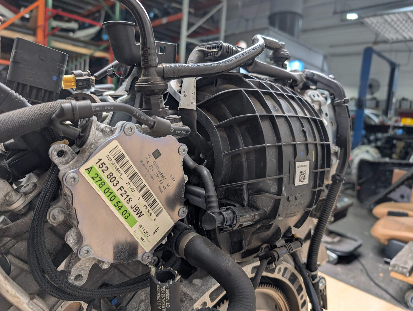 11-20 Mercedes W207 E550 S550 RWD M278 4.6L V8 Engine Motor Assembly OEM 81k RAN