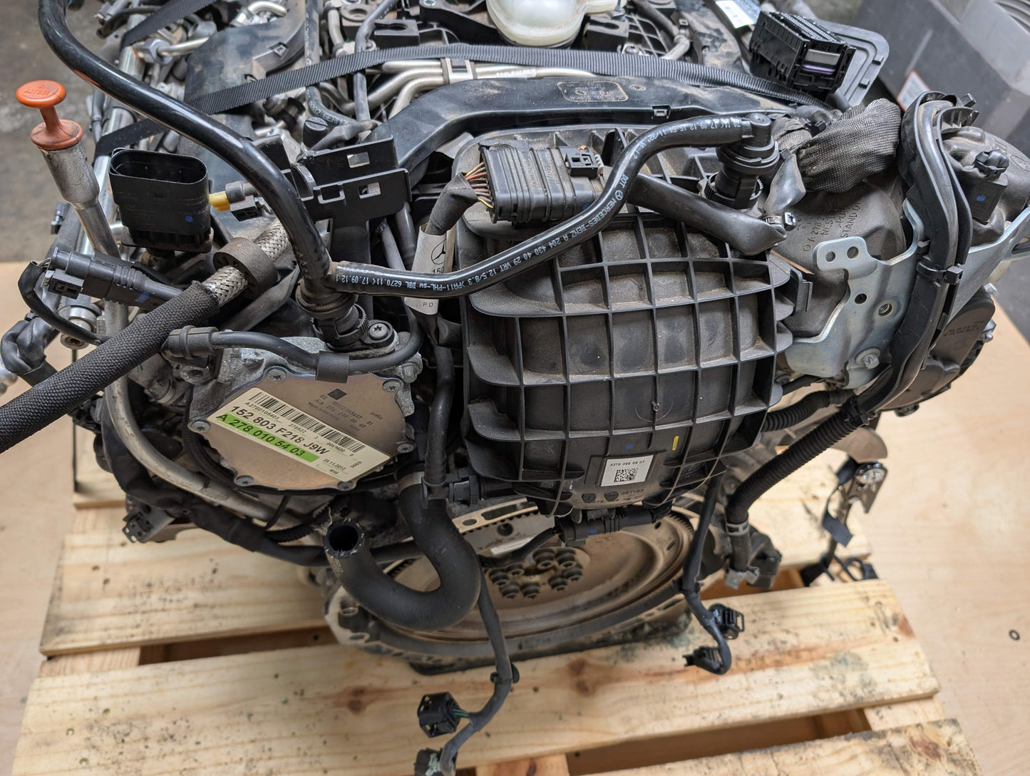 11-20 Mercedes W207 E550 S550 RWD M278 4.6L V8 Engine Motor Assembly OEM 81k RAN